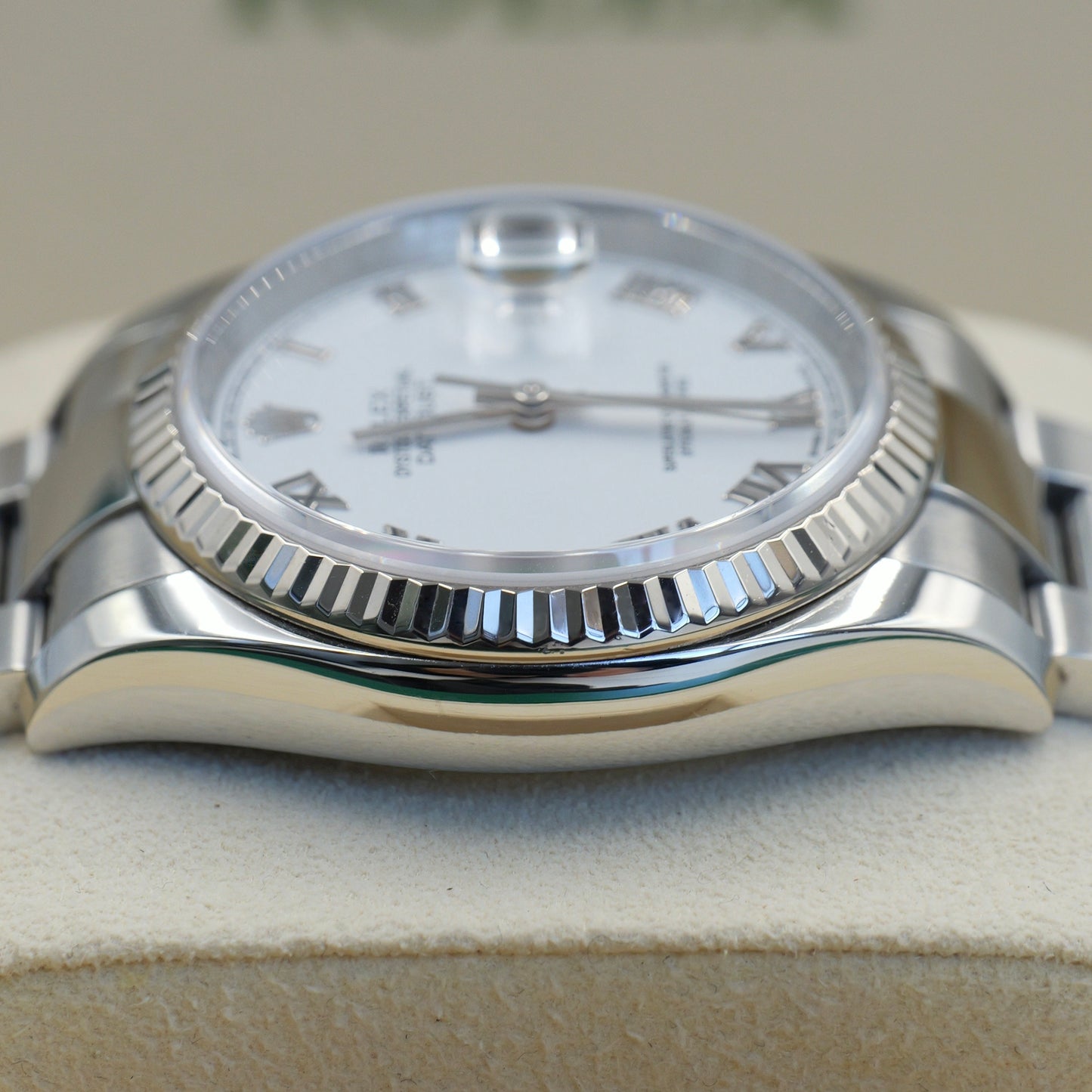 Rolex Datejust 36 White Roman Dial 116234 - Full Set (2017)