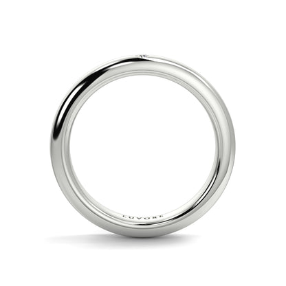 Wedding Band Ladies & Gents Single Diamond Set