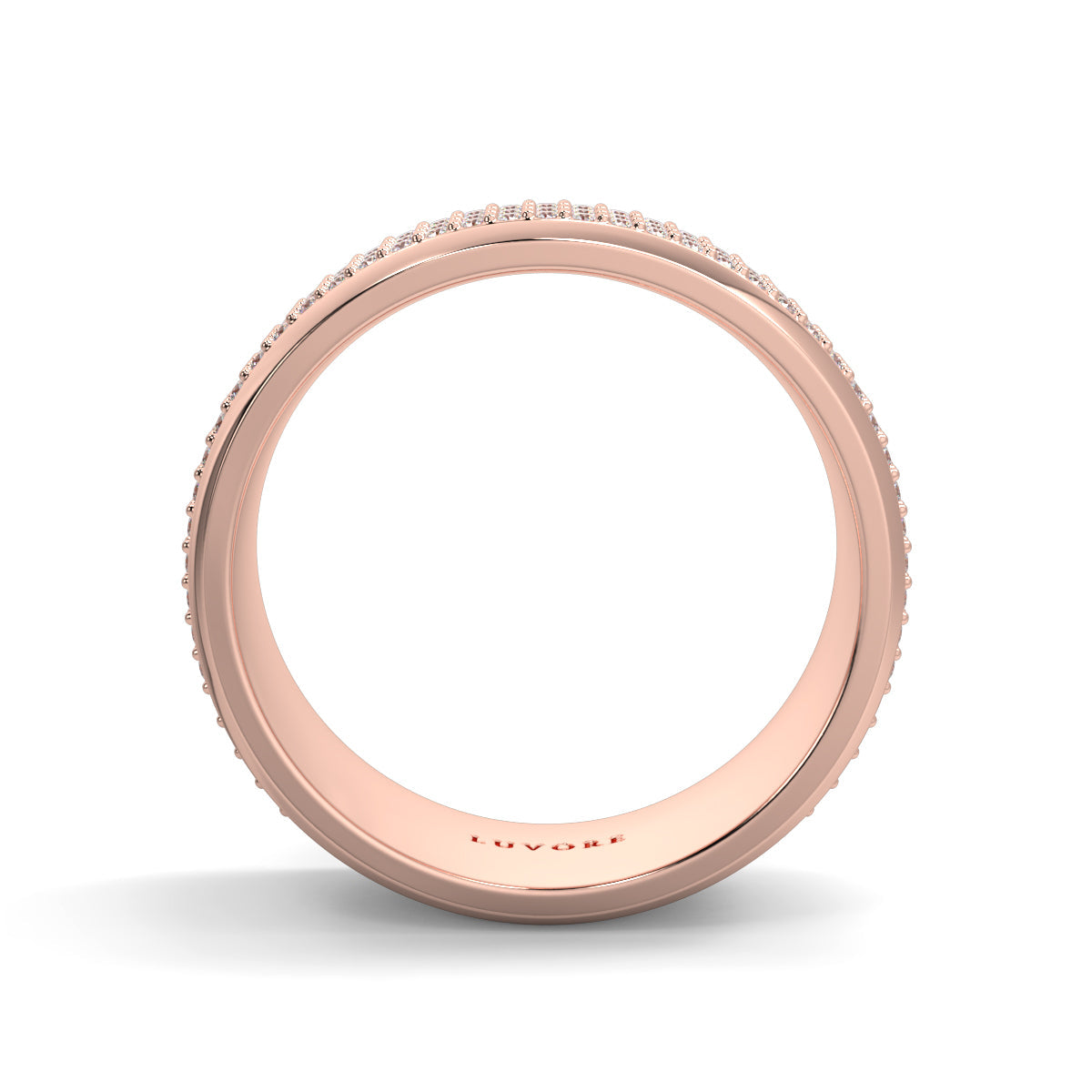 3 Row - 6.00mm - Gents Wedding Band