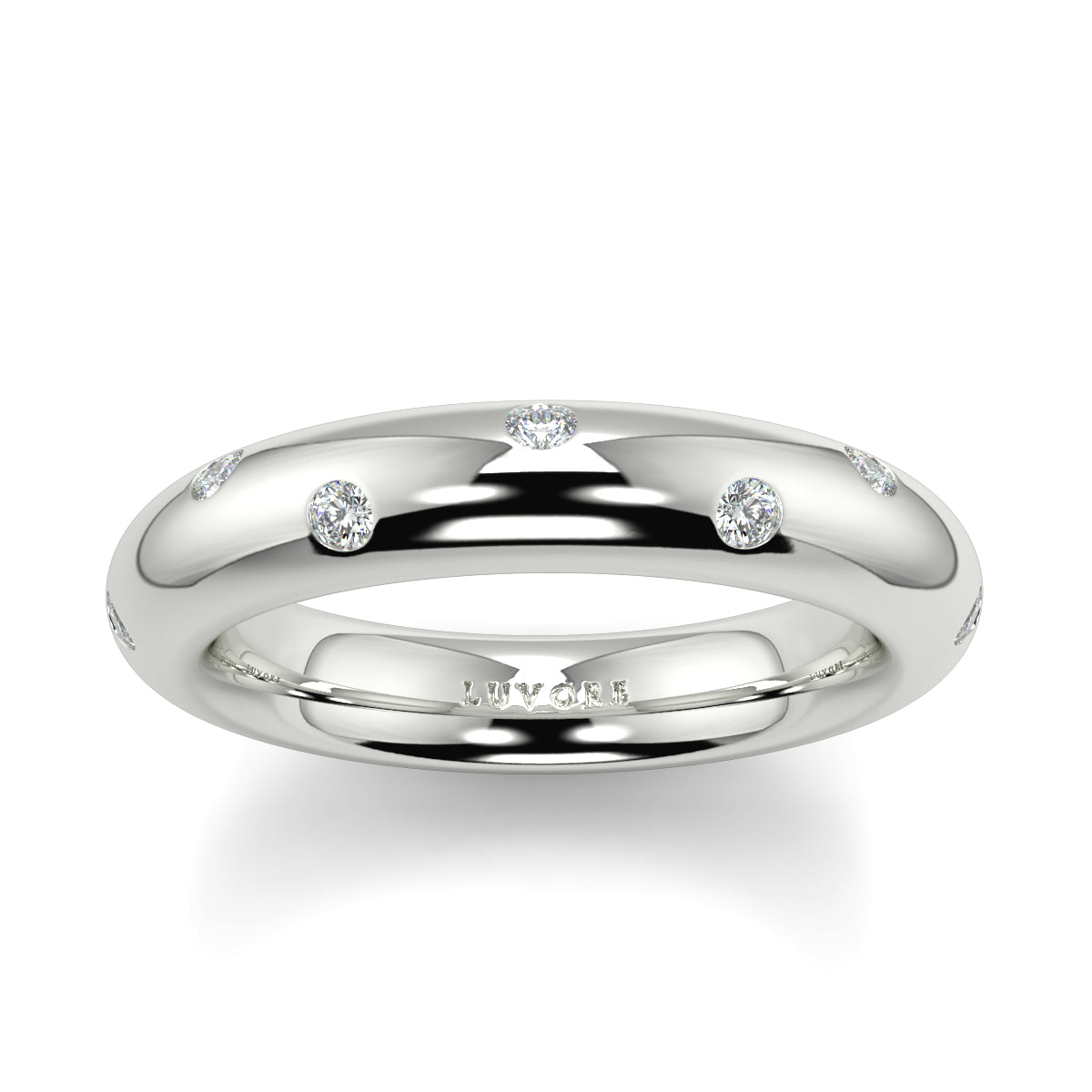 Multi Diamond - 3.00mm - Gents Wedding Band