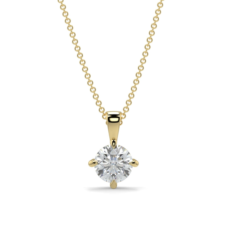 Plain Solitaire Pendants