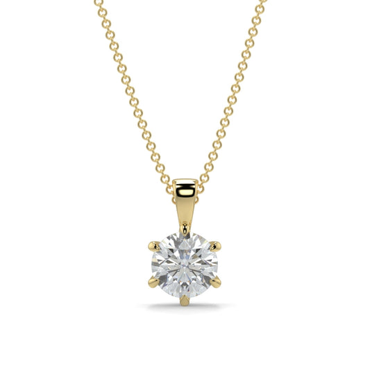 Plain Solitaire Pendants