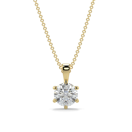 Plain Solitare Pendants