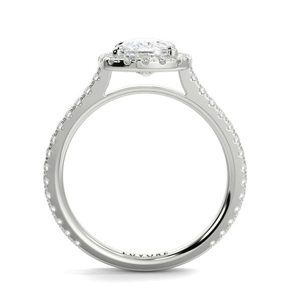 Lily - 2.0 CT - Cushion Halo Ring