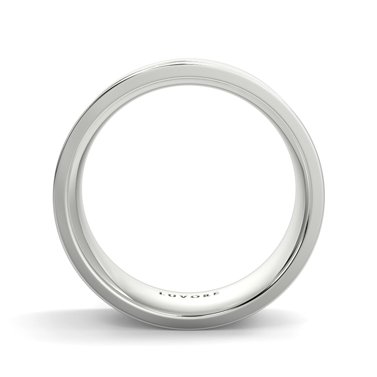 Gents Round Cut Diamond Wedding Bands