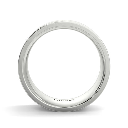 Gents Round Cut Diamond Wedding Bands