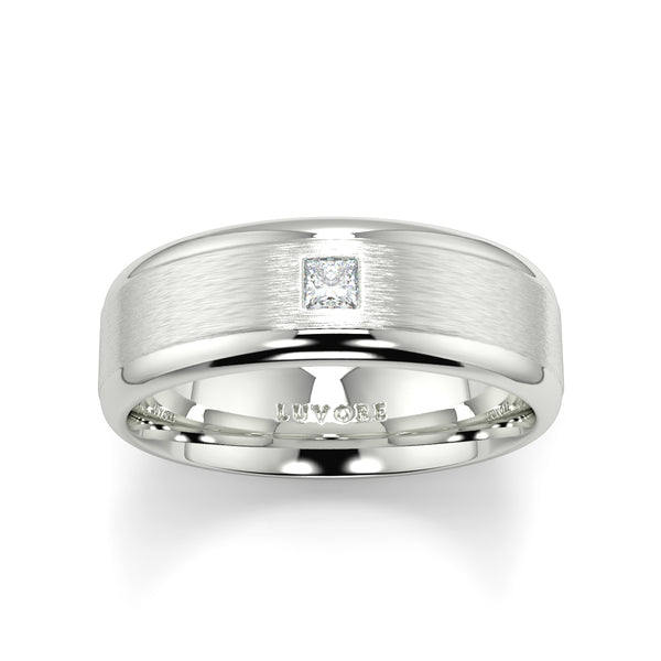 Two Tone - 6.00mm - Gents Wedding Band