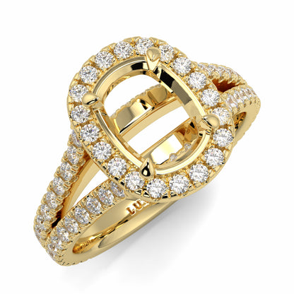 Iris - Split Halo - Ring Mount