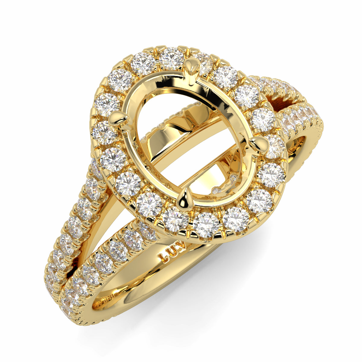 Iris - Split Halo - Ring Mount