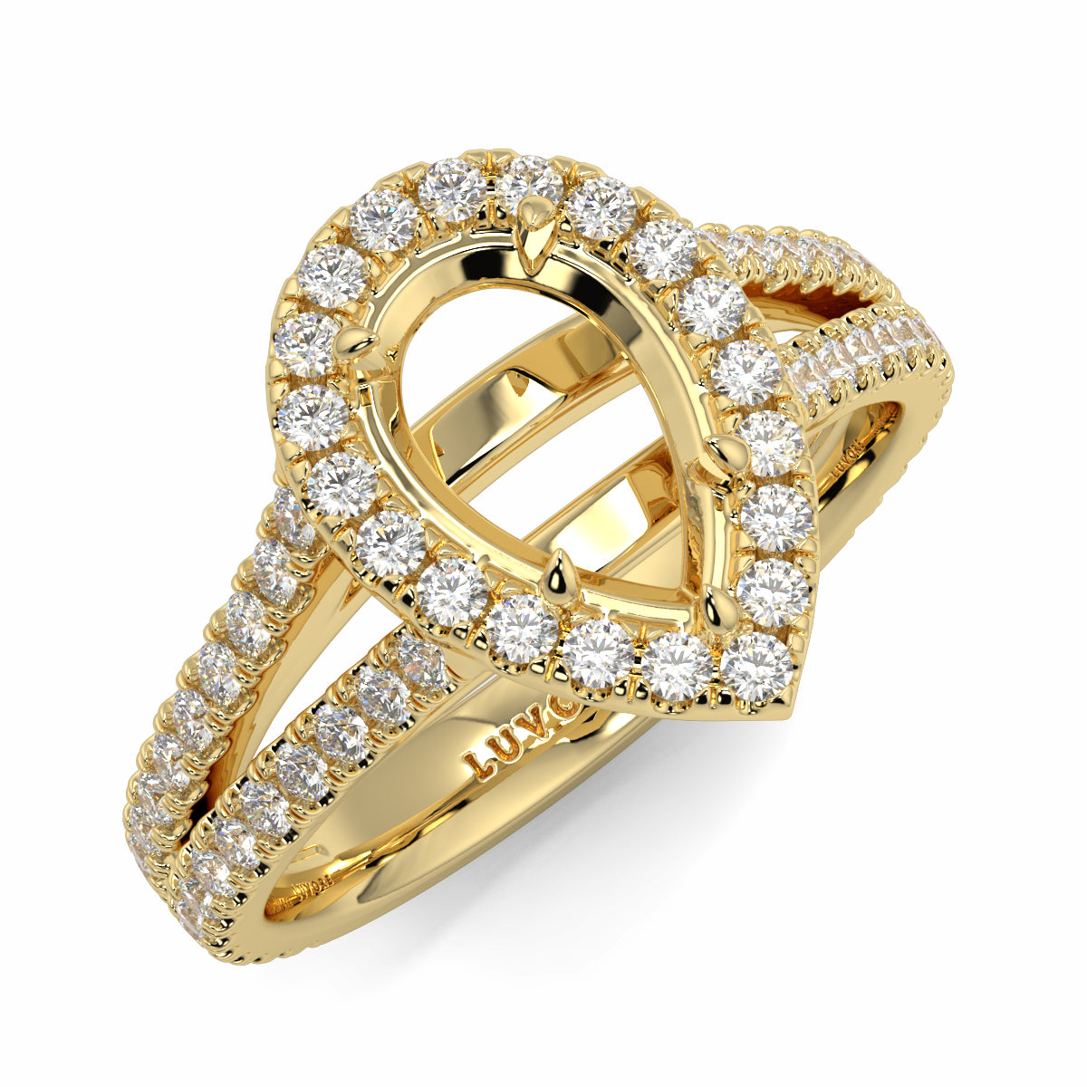 Iris - Split Halo - Ring Mount