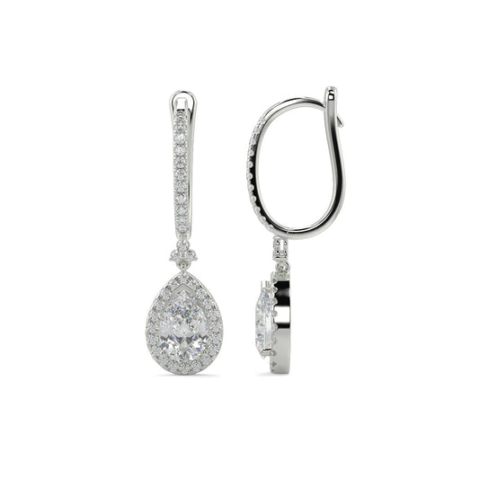 Soleil - 3ct Total - Diamond Drop Earrings