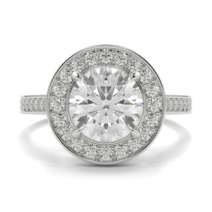 Lillian - 1.0 CT - Round Halo Ring
