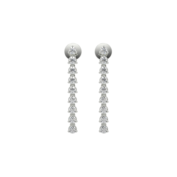 Brielle - 1ct - Diamond Drop Earrings