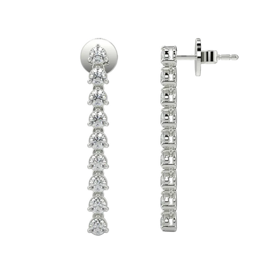 Diamond single Line Drop Earrings Luvore Diamonds Rose Gold Platinum (10).png