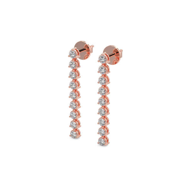 Brielle - 1ct - Diamond Drop Earrings