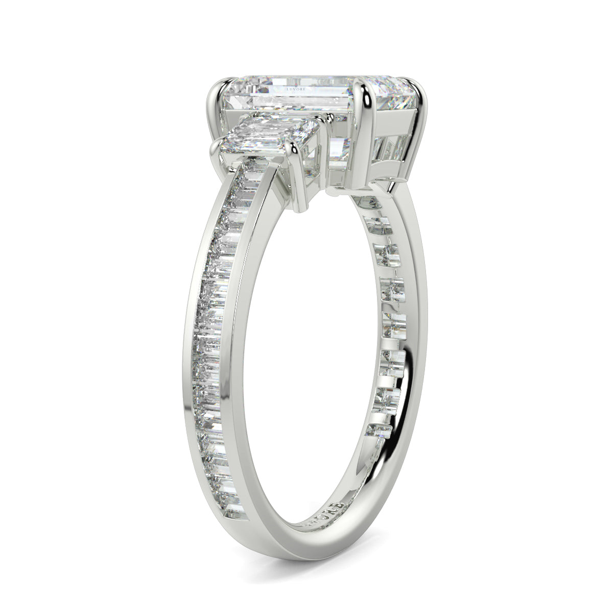 Radiance - 2.5 CT - Emerald Trilogy ring