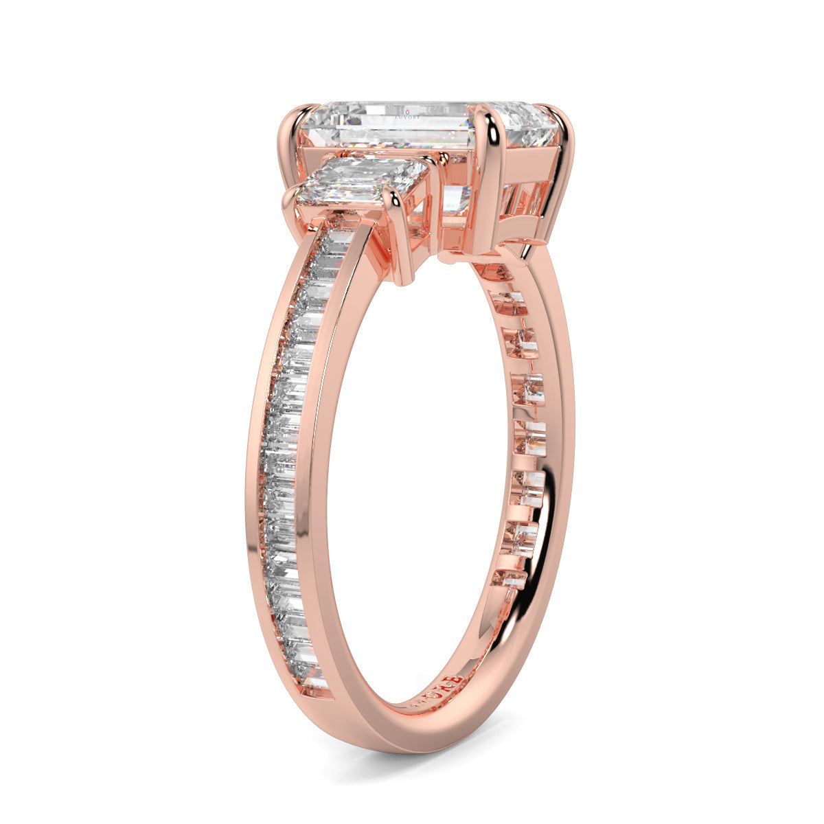 Radiance - 2.5 CT - Emerald Trilogy ring