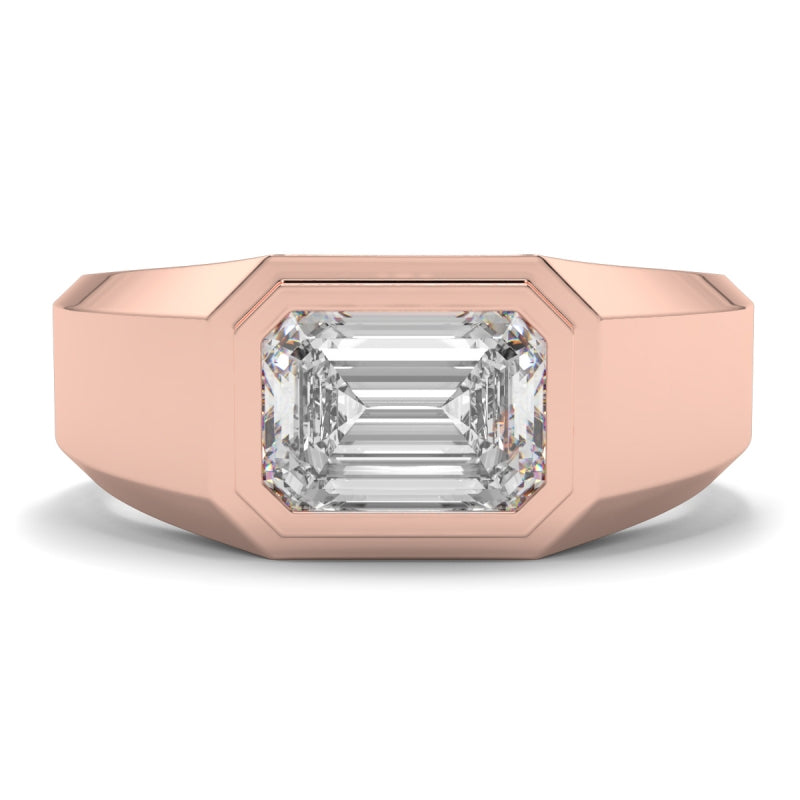 Single Stone Emerald Eternity Ring