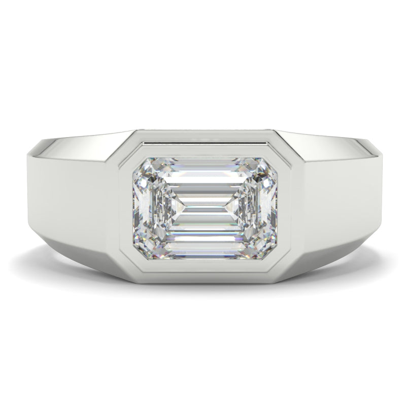 Single Stone Emerald Eternity Ring