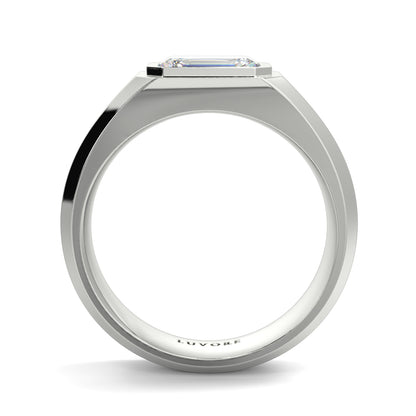 Single Stone Emerald Eternity Ring