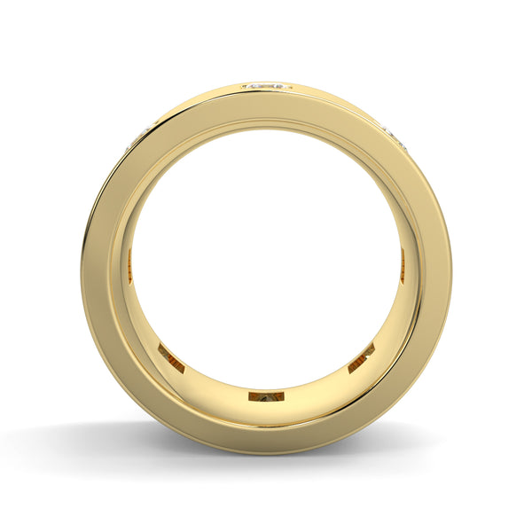 Gents Princess cut Diamond wedding Bands Luvore diamonds Platinum Gold Rose  (15).jpg