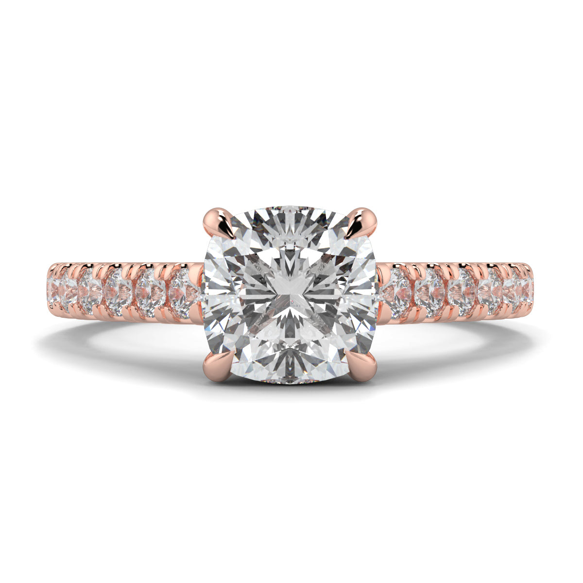 Yb jewellers engagement ring straight band 