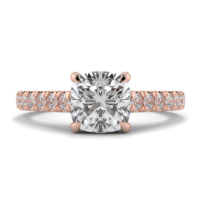 Yb jewellers engagement ring straight band 