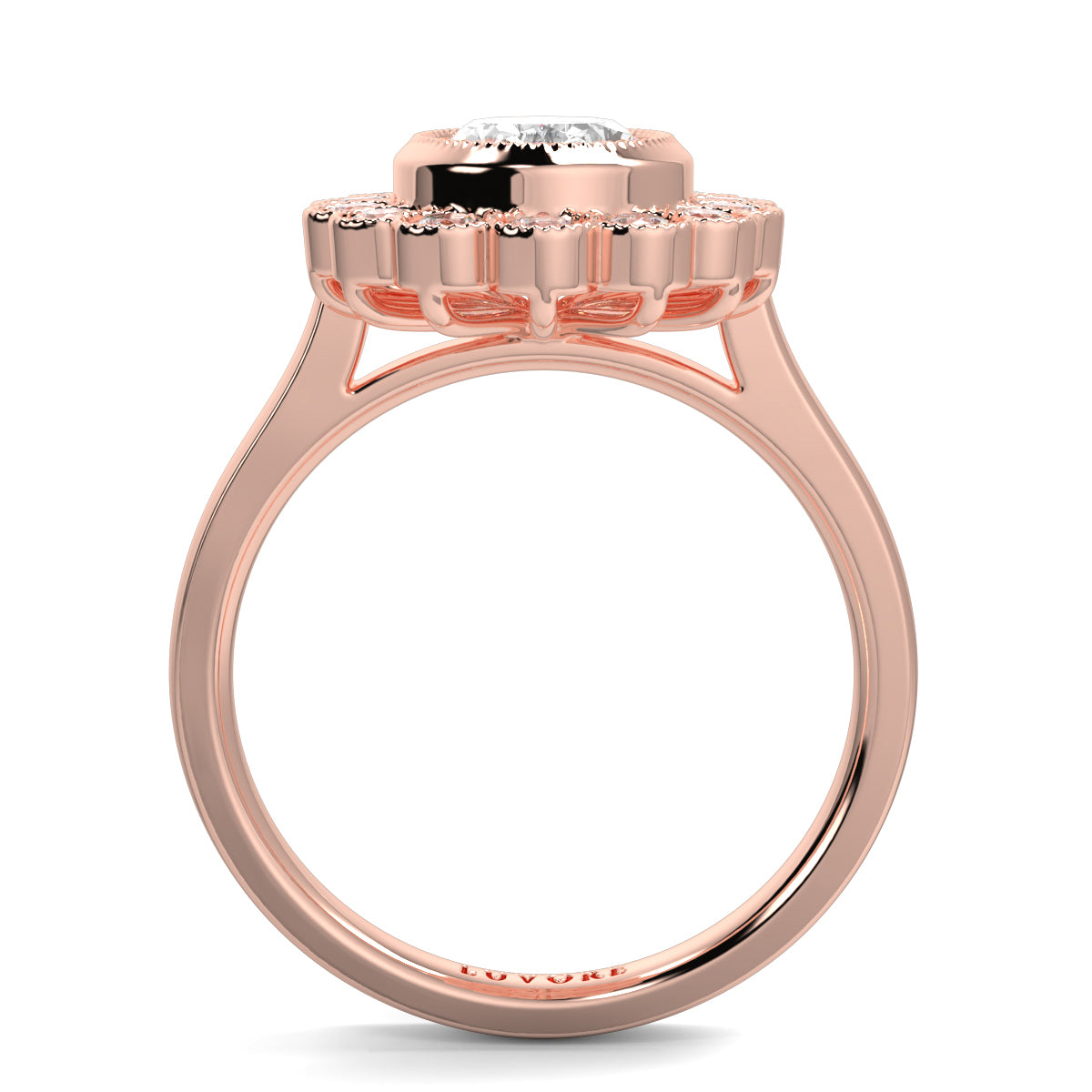 Diana - Cluster Halo - Ring Mount