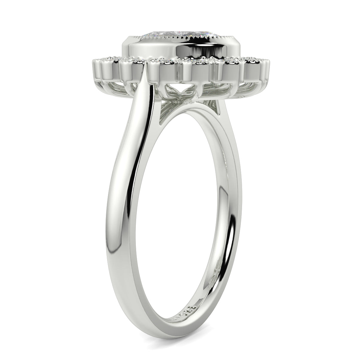 Diana - Cluster Halo - Ring Mount