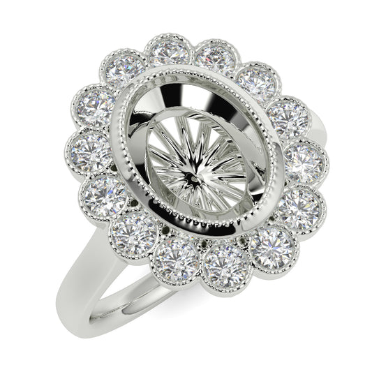 Diana - Cluster Halo - Ring Mount