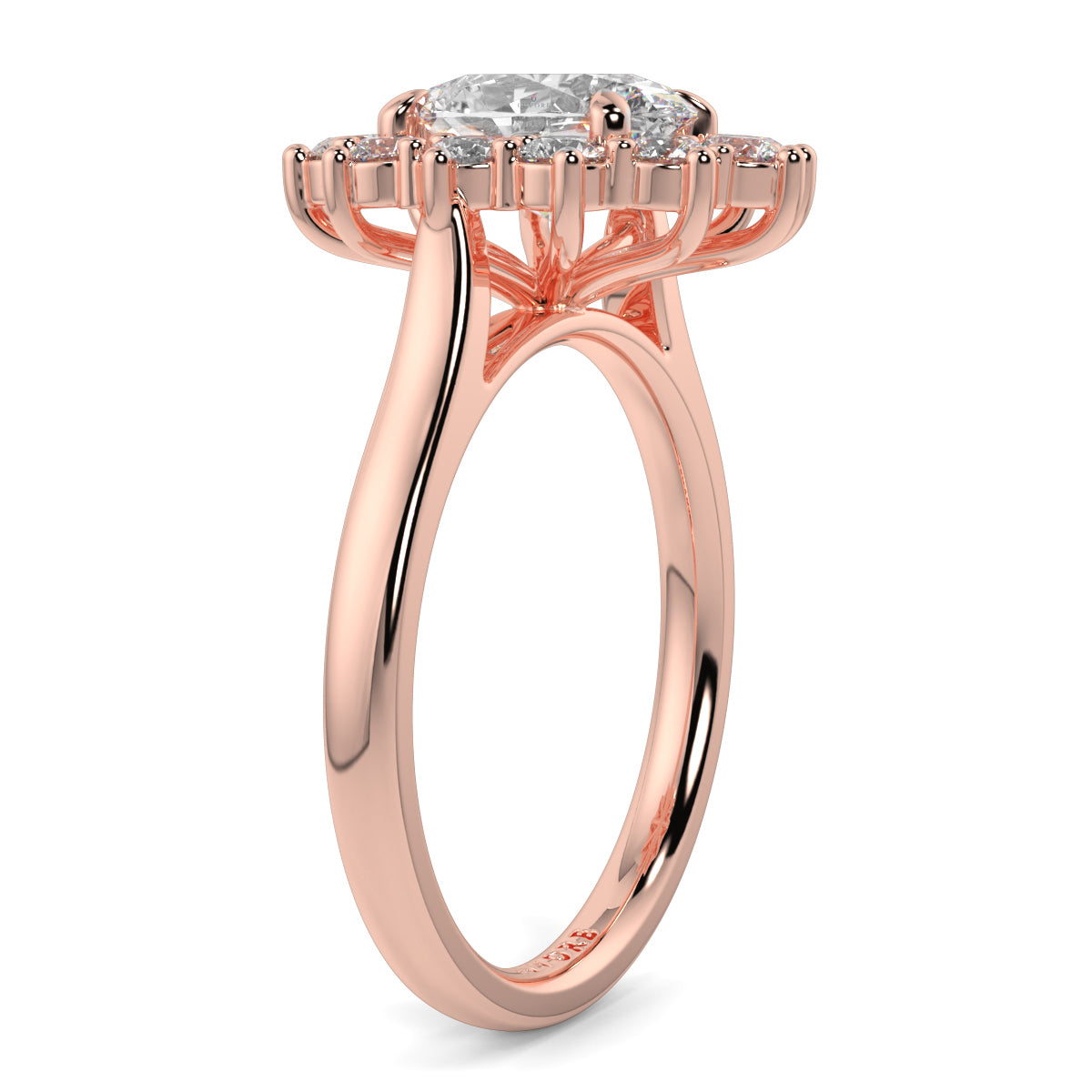 Diana - Cluster Halo - Ring Mount