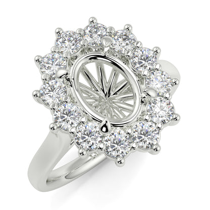 Diana - Cluster Halo - Ring Mount