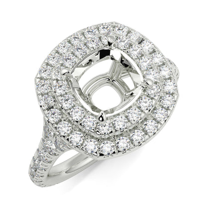 Lyra - Double Halo - Ring Mount