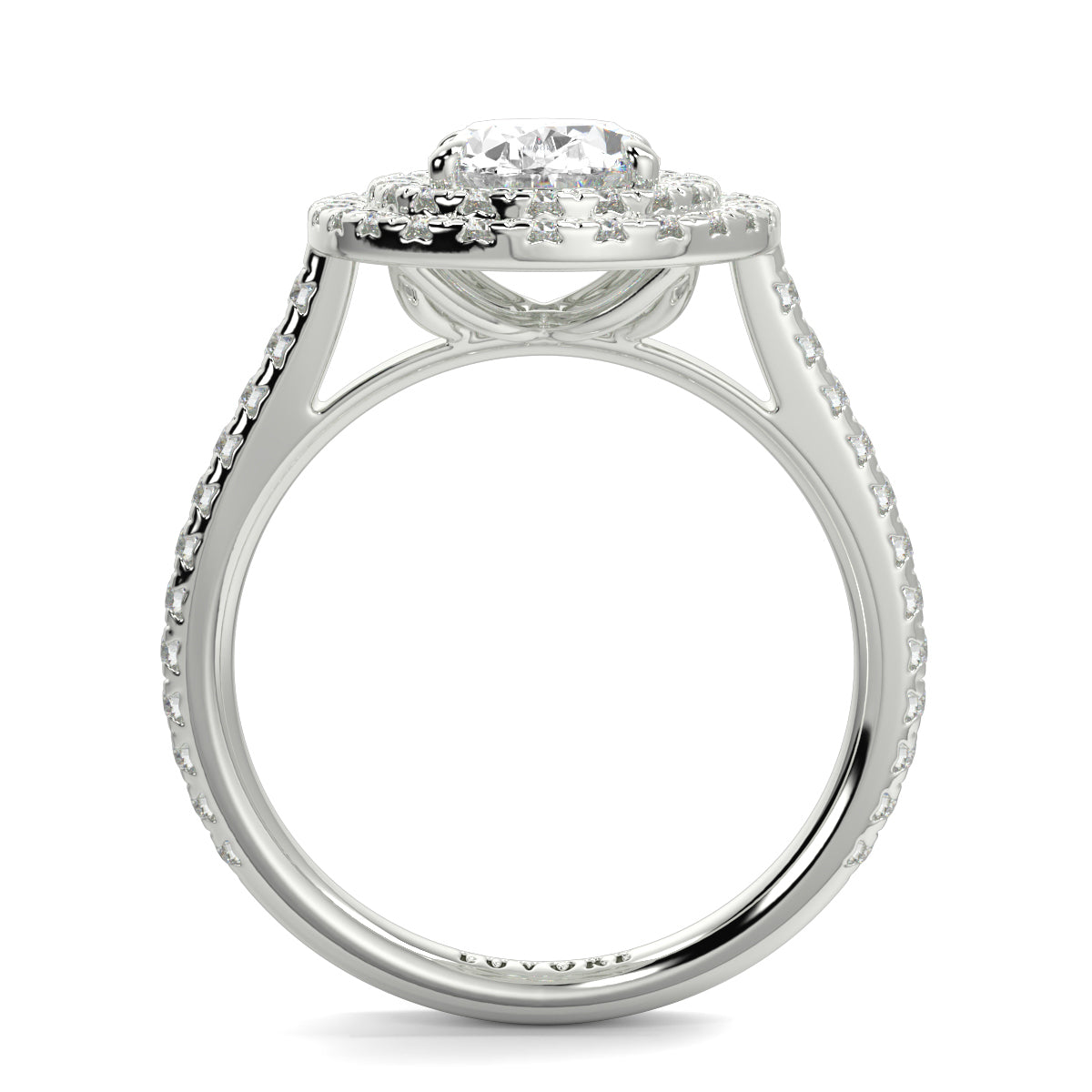 Lyra - Double Halo - Ring Mount