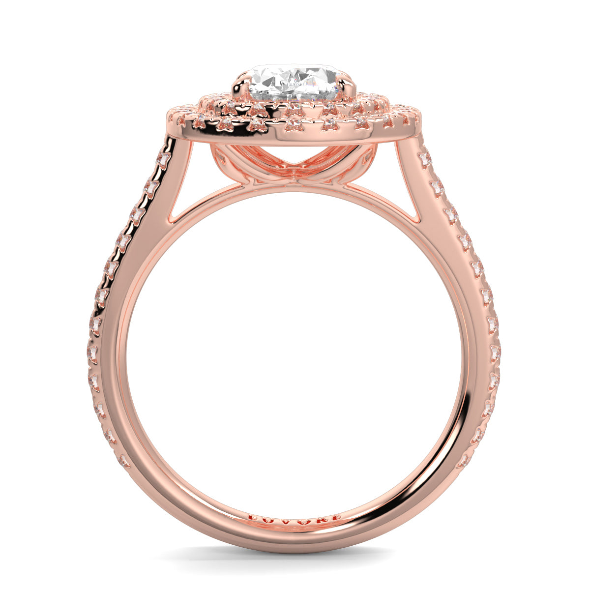 Lyra - Double Halo - Ring Mount