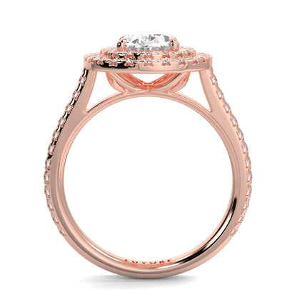 Lyra - Double Halo - Ring Mount