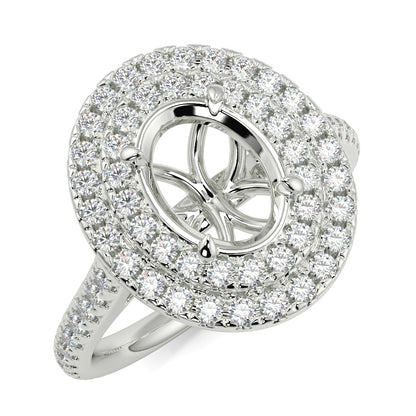 Lyra - Double Halo - Ring Mount