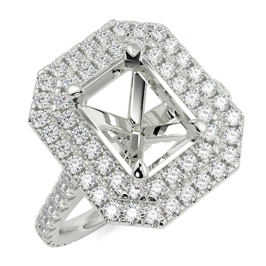 Lyra - Double Halo - Ring Mount