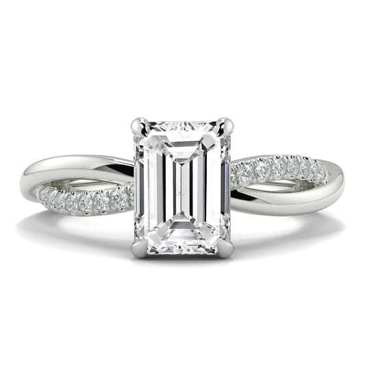 Odile - 2.0 Ct - Emerald Diamond Ring