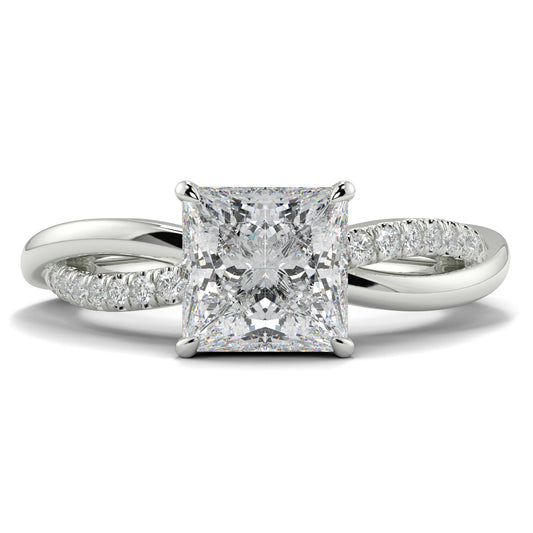 Odile - 2.5 Ct - Princess Diamond Ring