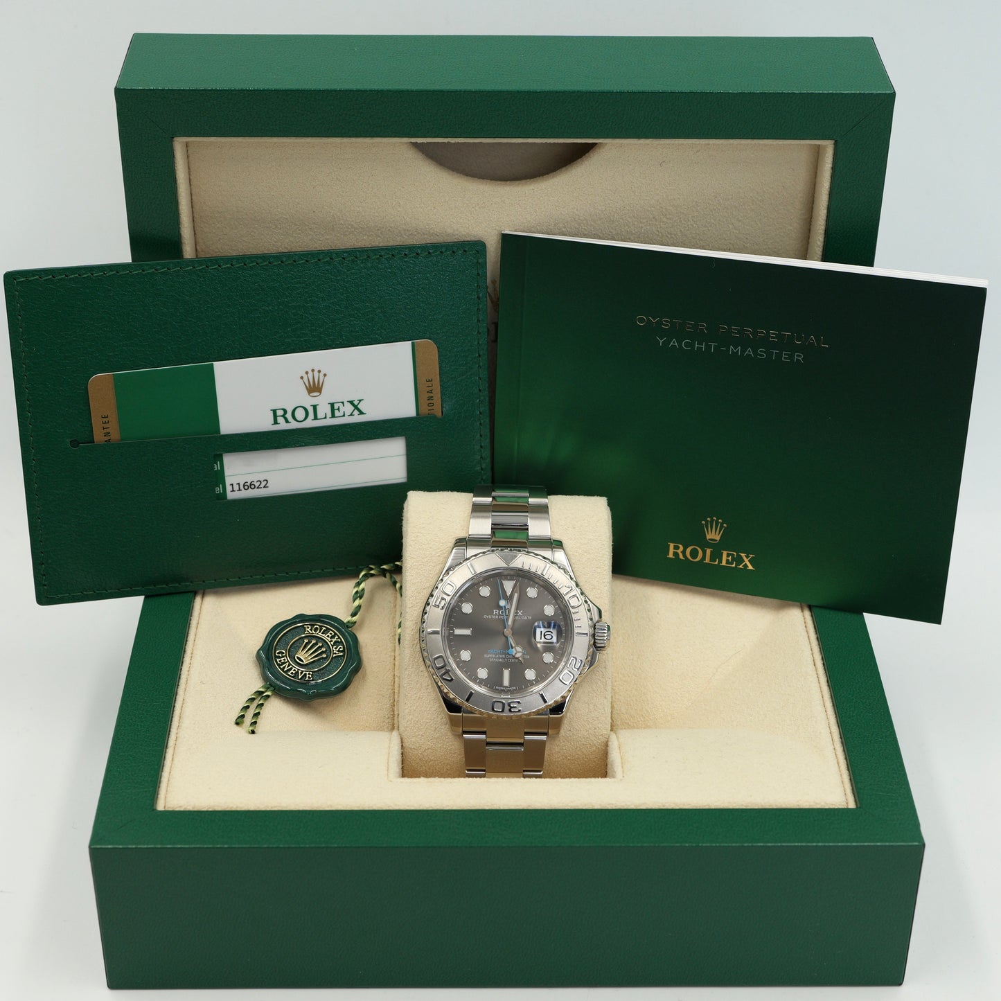 Rolex Yacht-Master 40 Rhodium Dial 116622 – Full Set