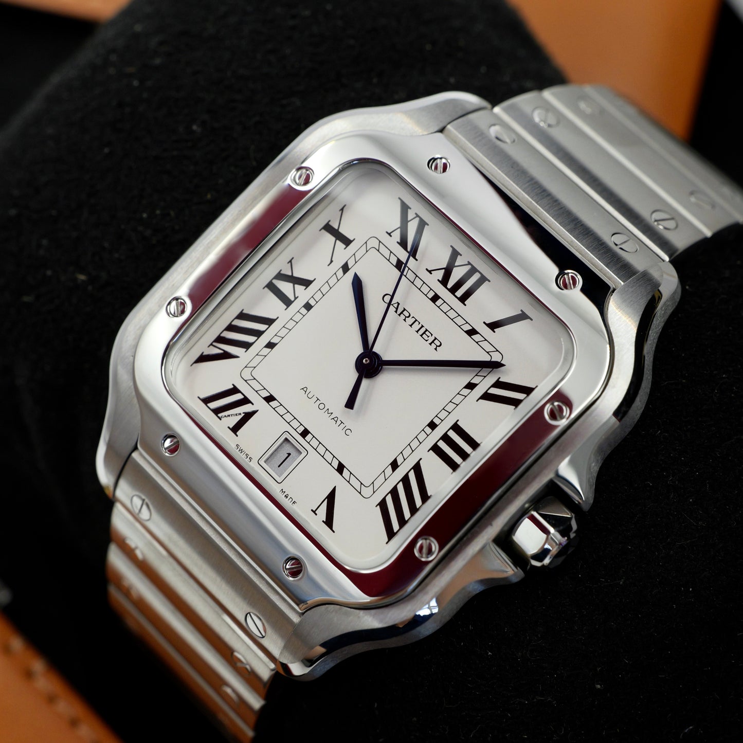 Cartier Santos White Dial WSSA0018 - Full Set (2025)