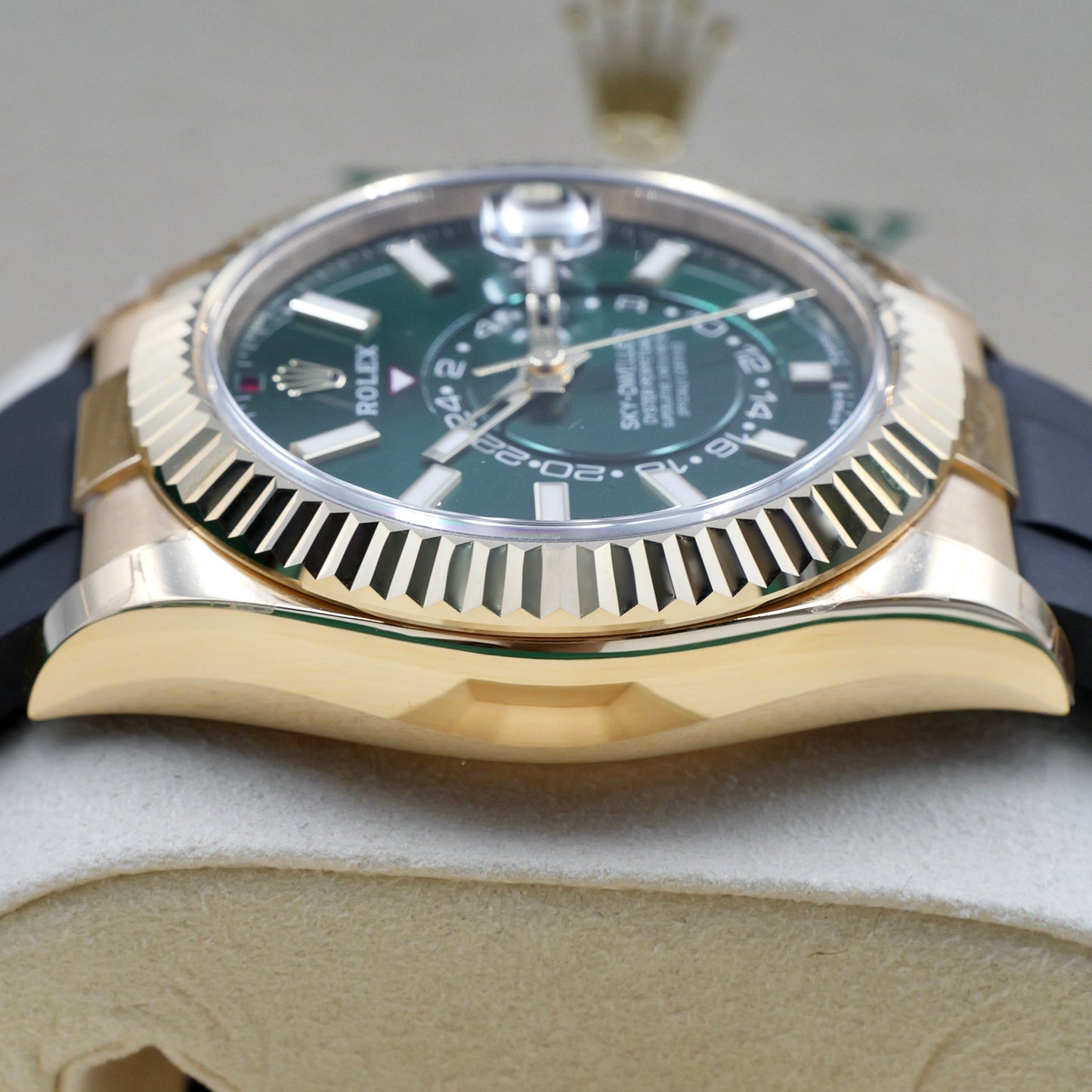 Rolex Sky-Dweller Green Dial OysterFlex 336238 - Full Set (2025)
