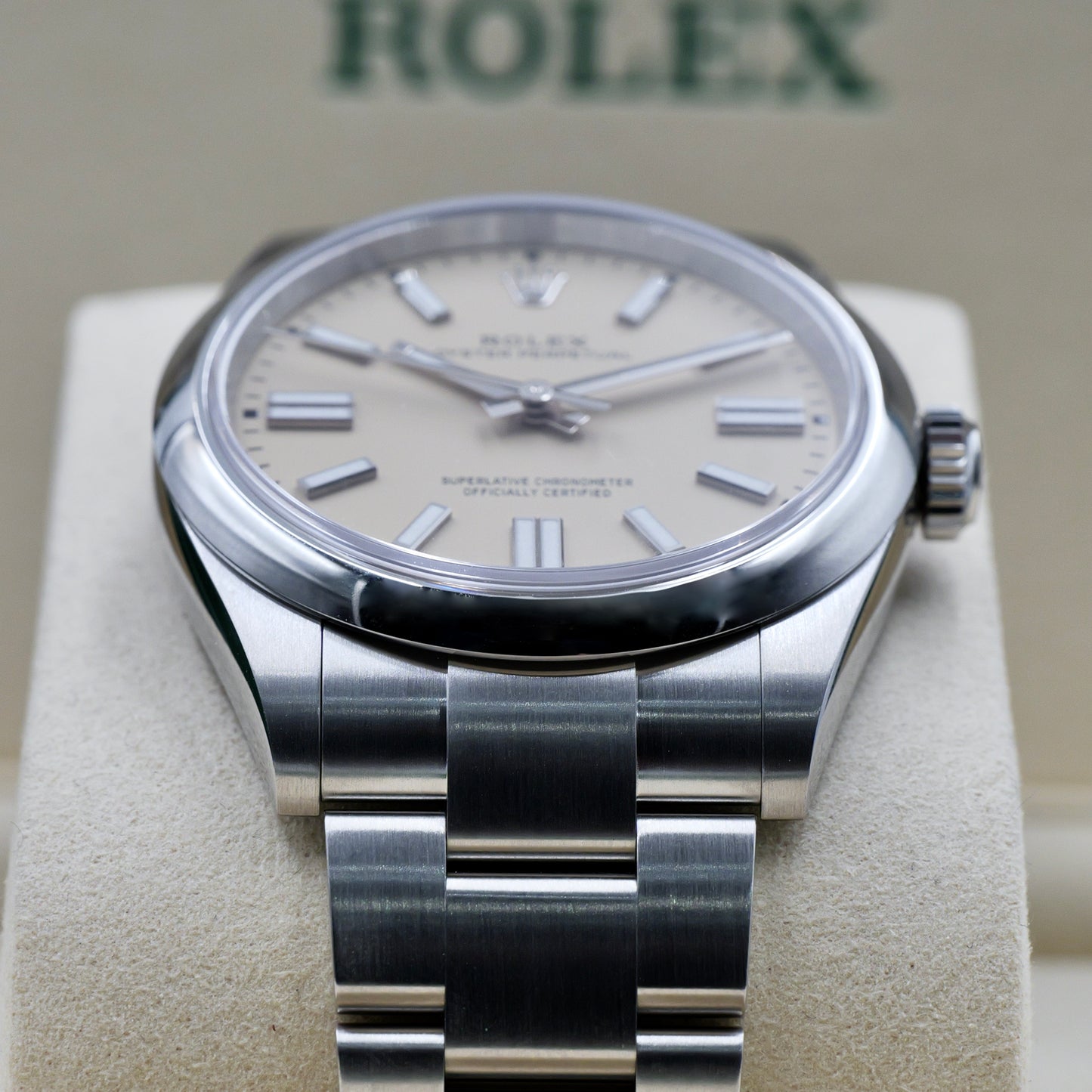 Rolex Oyster Perpetual 41 Beige Dial 134300 - Full Set (2025)