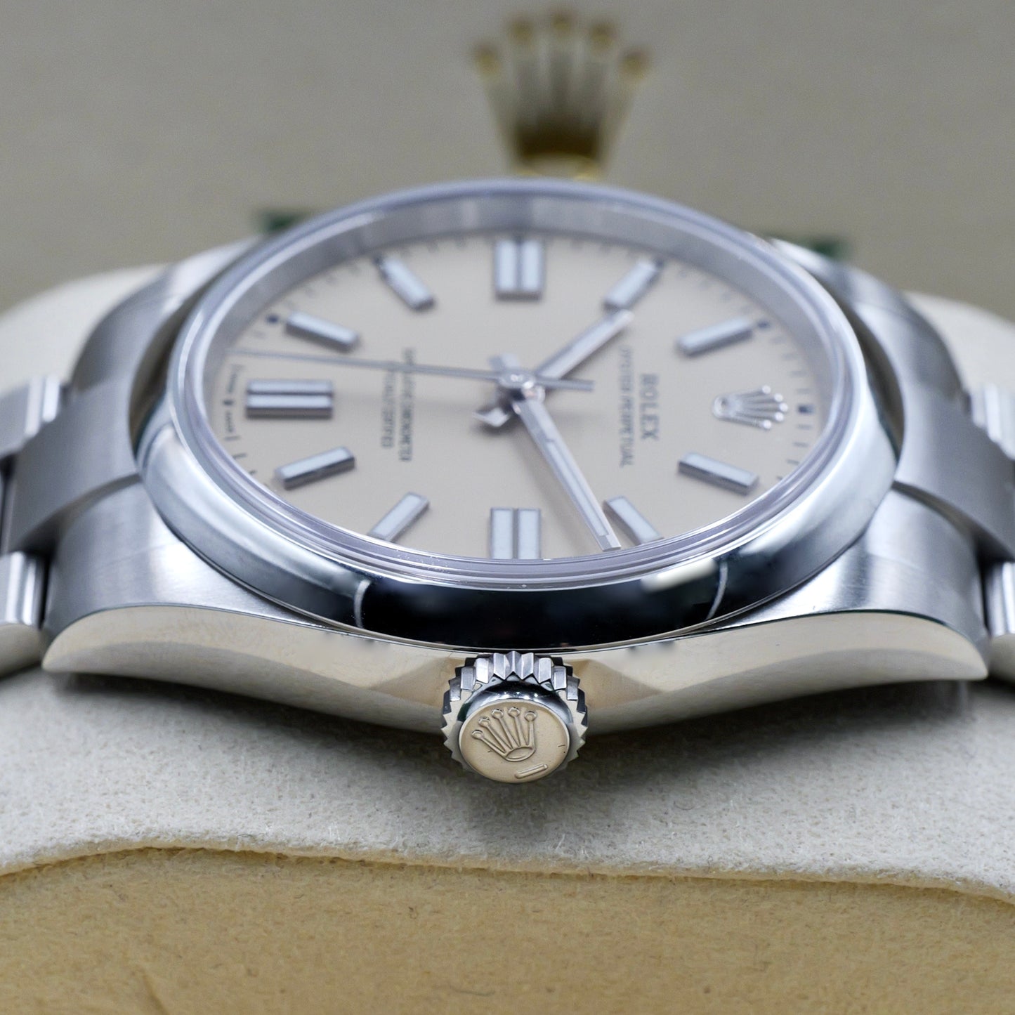Rolex Oyster Perpetual 41 Beige Dial 134300 - Full Set (2025)