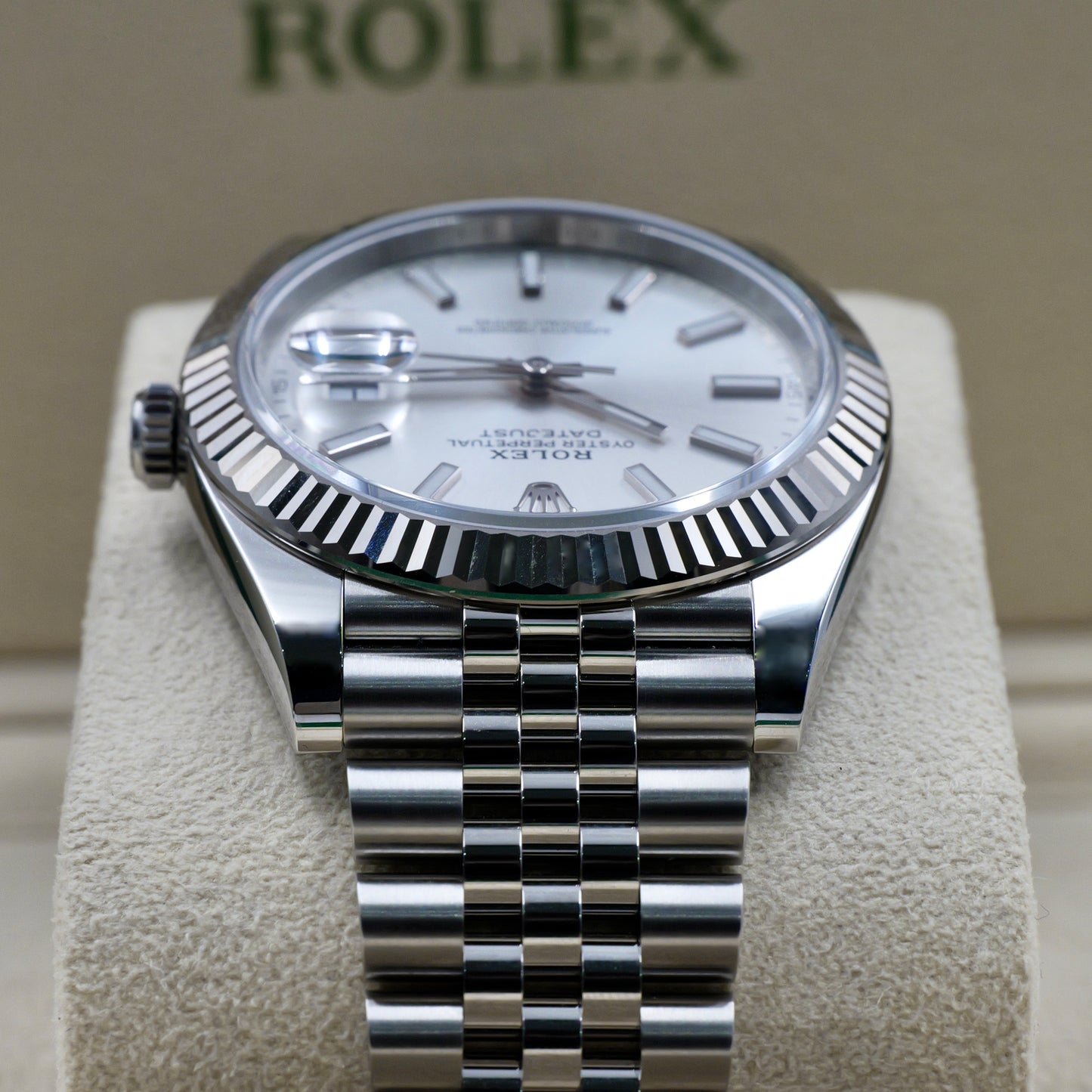 Datejust 41 Silver Baton Dial 126334 - Full Set 2025