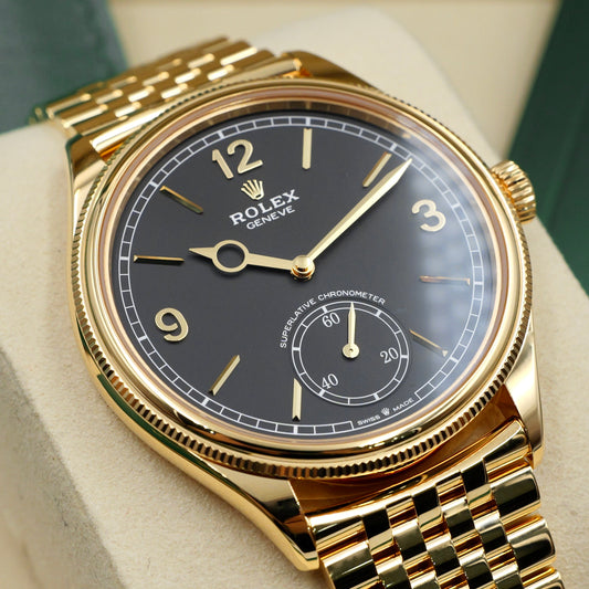 Rolex 1908 18K Yellow Gold Settimo bracelet 52508 Full Set 2025