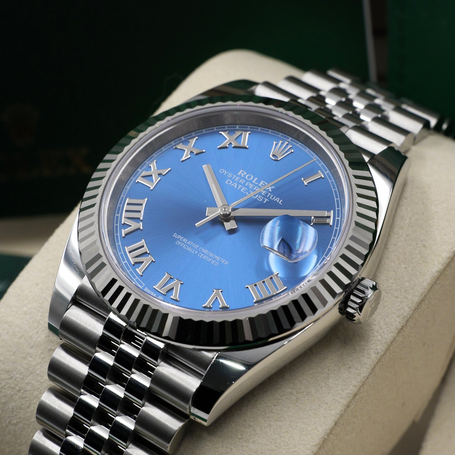 Rolex Datejust 41 Azzurro 126334 - Full Set (2025)