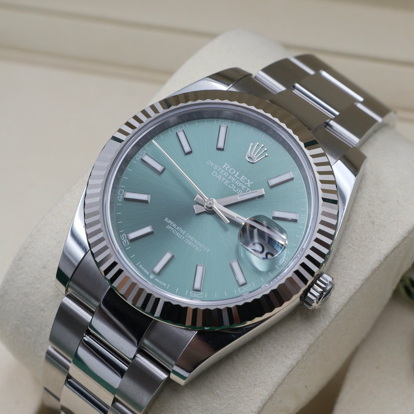 Rolex Datejust 36 Mint Green 126234 - Full Set (2025)