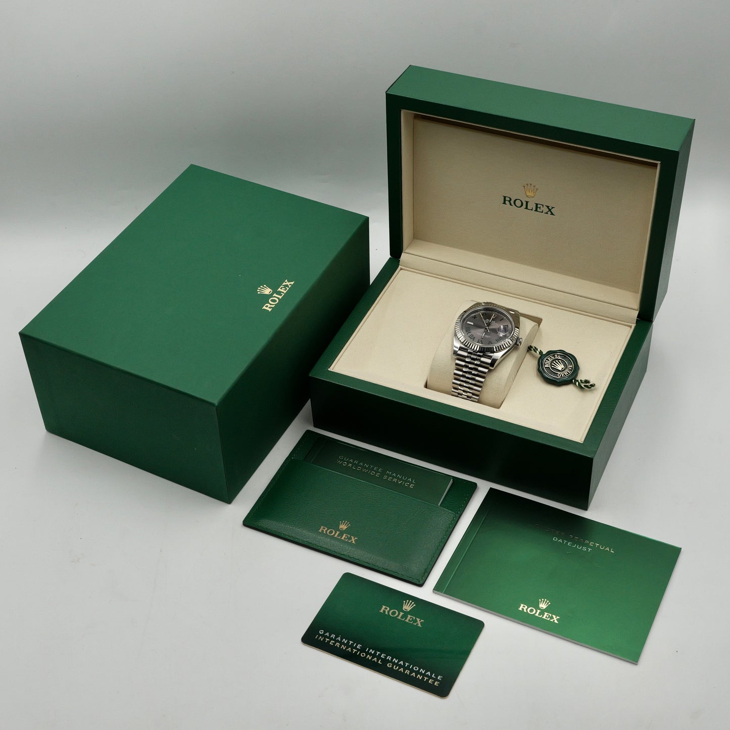 Rolex Datejust 41 Wimbledon 126334 - Full Set (2025)